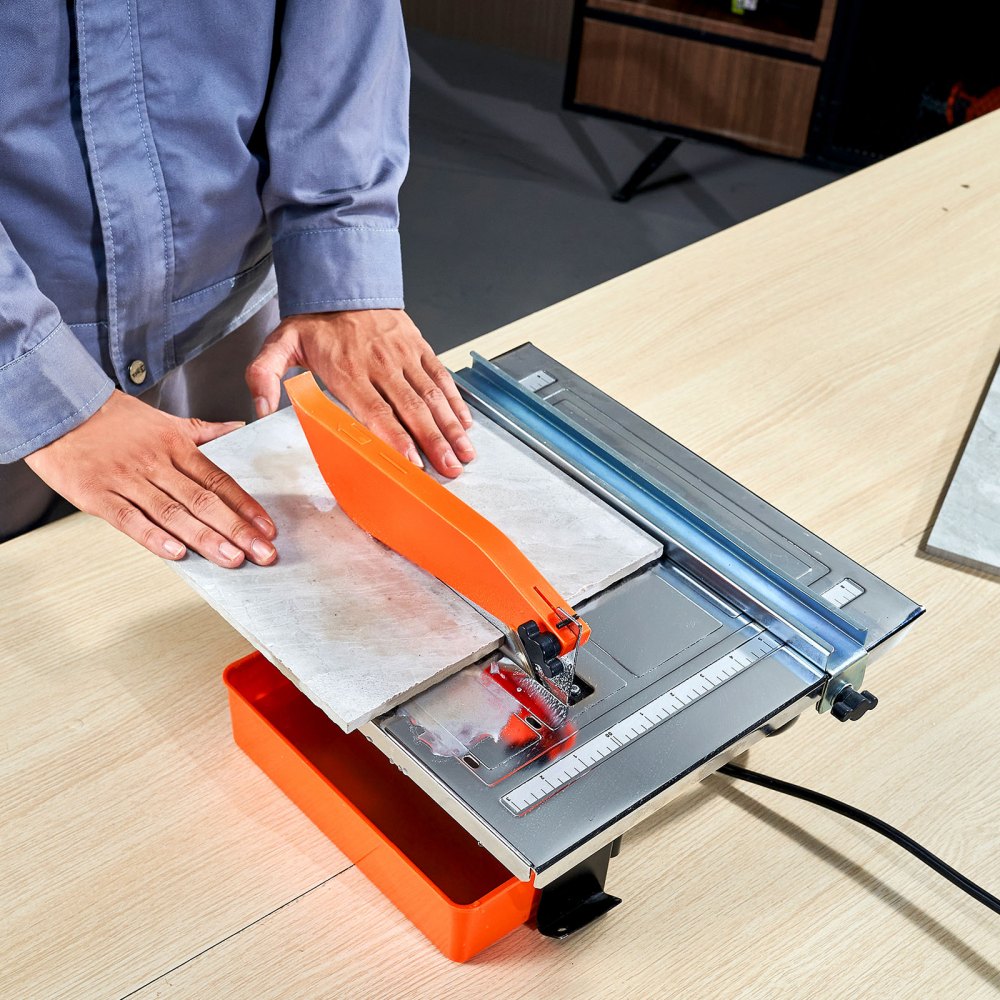 TC180Ⅱ - Compact Wet Tile Saw for Precise Cuts, 3500 RPM Induction Motor