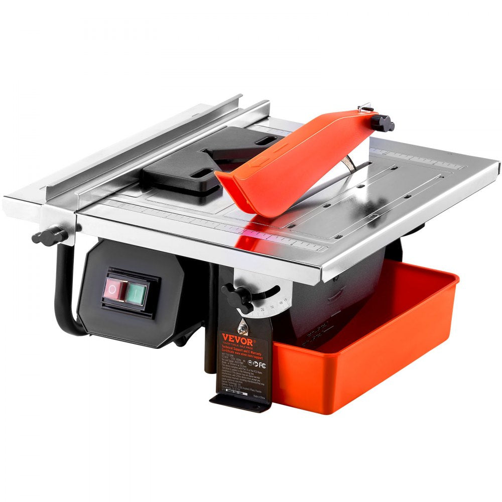 TC180Ⅱ - Compact Wet Tile Saw for Precise Cuts, 3500 RPM Induction Motor