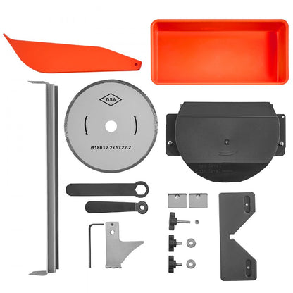 TC180Ⅱ - Compact Wet Tile Saw for Precise Cuts, 3500 RPM Induction Motor