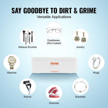 SJ-A1 - Powerful 16oz Ultrasonic Jewelry Cleaner for Sparkling Shine