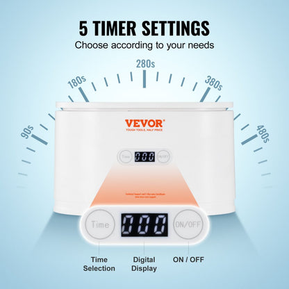 SJ-W4 - VEVOR 650ml Ultrasonic Jewelry Cleaner for Sparkling Shine