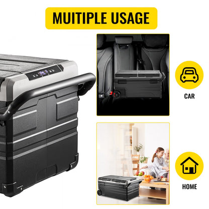 TWW95 - 95L Portable Car Freezer with Rapid Cooling and Solar Compatibility