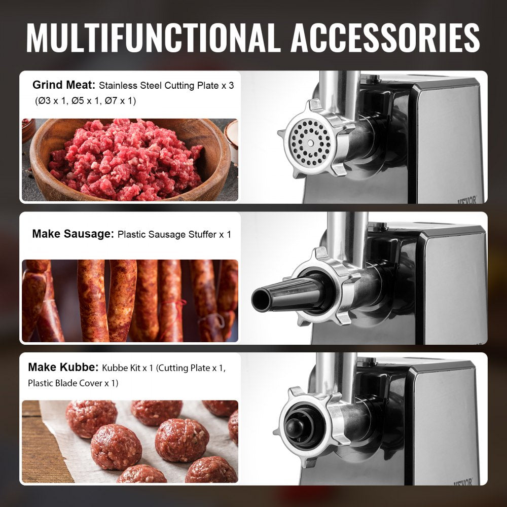 MG427A - 5# 450W Electric Meat Grinder with Stainless Steel Blades