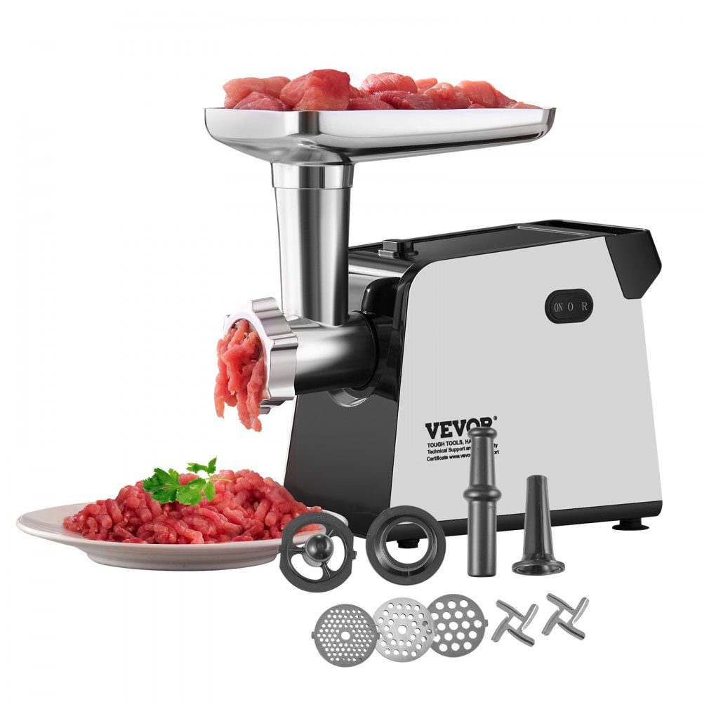 MG435 - 450W Stainless Steel Meat Grinder, 3 lbs/min, Home Kitchen Use