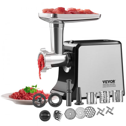 MG427A - Powerful 450W Electric Meat Grinder with 3 Cutting Plates