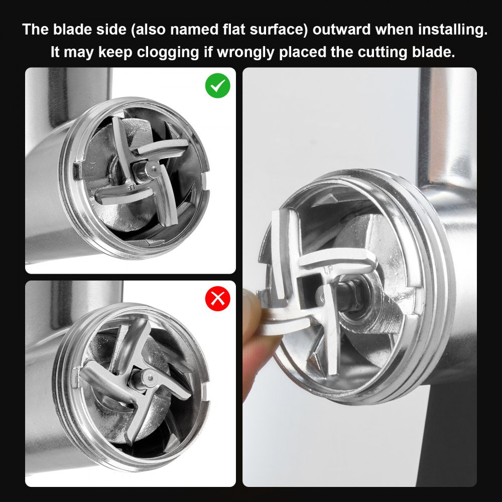 MG-6050R - 500W Electric Meat Grinder with SUS420 Blades, 4.2 lbs/min