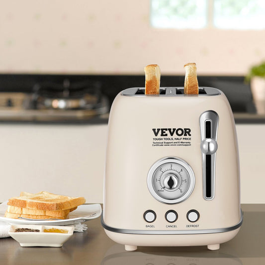 WT-8110 - Elegant 2-Slice Stainless Steel Toaster with 1.5'' Extra Wide Slots