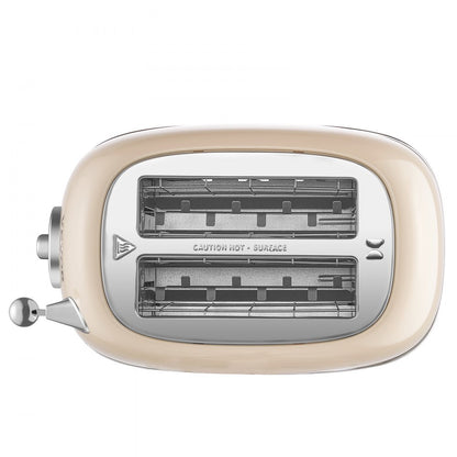 WT-8110 - Elegant 2-Slice Stainless Steel Toaster with 1.5'' Extra Wide Slots