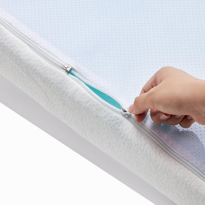 6080MV - 3" Cooling Gel Queen Memory Foam Mattress Topper, 60" x 80"