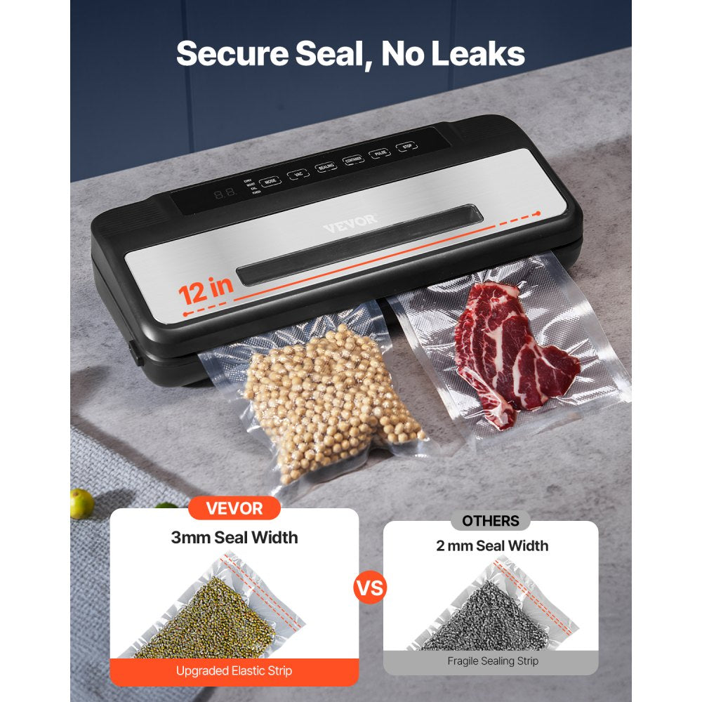 ZK-8861 - Compact 120W Vacuum Sealer with Strong Suction and Easy Control