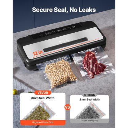 ZK-8861 - Compact 120W Vacuum Sealer with Strong Suction and Easy Control