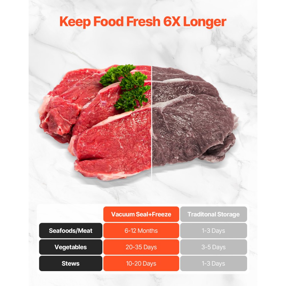ZK-8861 - Compact 120W Vacuum Sealer with Strong Suction and Easy Control