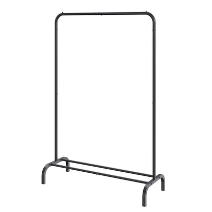 YD00016 - Heavy-Duty Mobile Garment Rack with Shelves and Rod