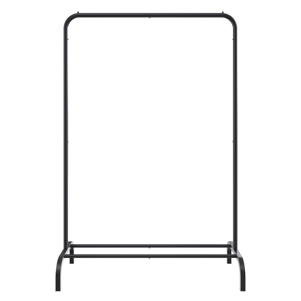YD00016 - Heavy-Duty Mobile Garment Rack with Shelves and Rod