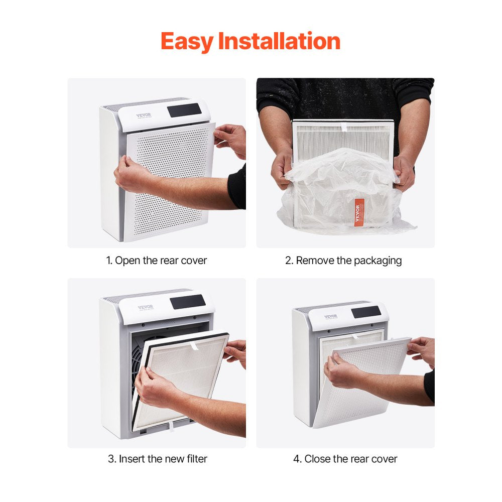 GJ001 - H13 Triple-Layer Air Purifier Filter for Dust and Allergens