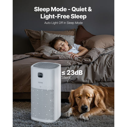 EPI405 - H13 HEPA Air Purifier with Auto Mode & PM2.5 Monitoring