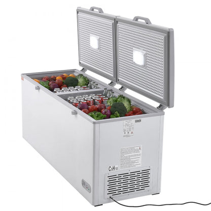 BD-600 - 19.8 Cu.ft VEVOR Chest Freezer with Lockable Split Doors