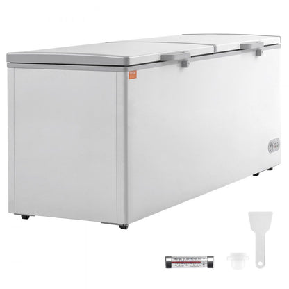 BD-600 - 19.8 Cu.ft VEVOR Chest Freezer with Lockable Split Doors