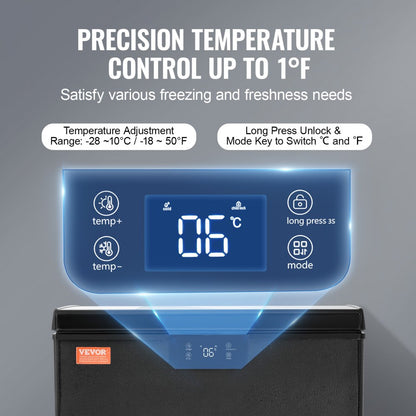 BD/BC-110EC - 5 Cu.ft Compact Chest Freezer with Digital Display and 2 Baskets