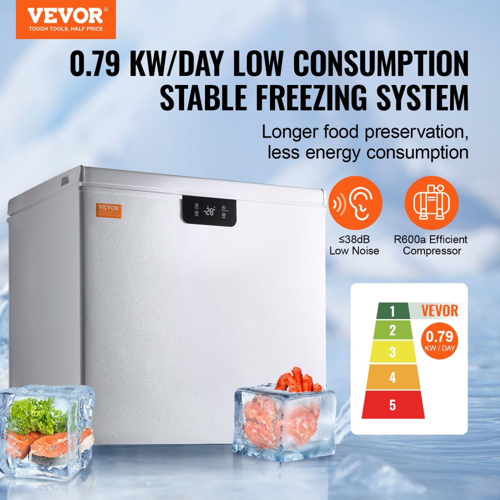 BD/BC-153EC - 7 cu.ft Compact Freezer with Digital Display & 2 Baskets