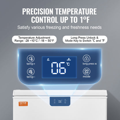 BD/BC-153EC - 7 cu.ft Compact Freezer with Digital Display & 2 Baskets