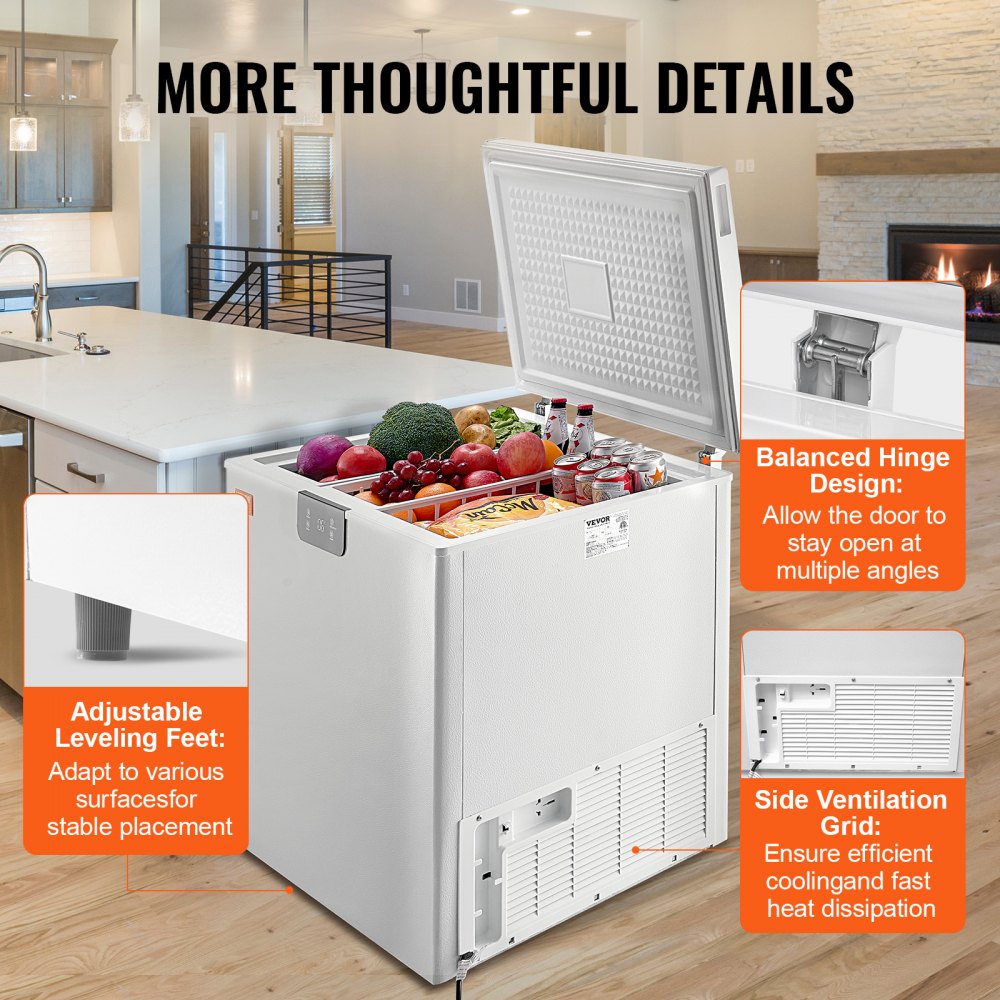 BD/BC-153EC - 7 cu.ft Compact Freezer with Digital Display & 2 Baskets