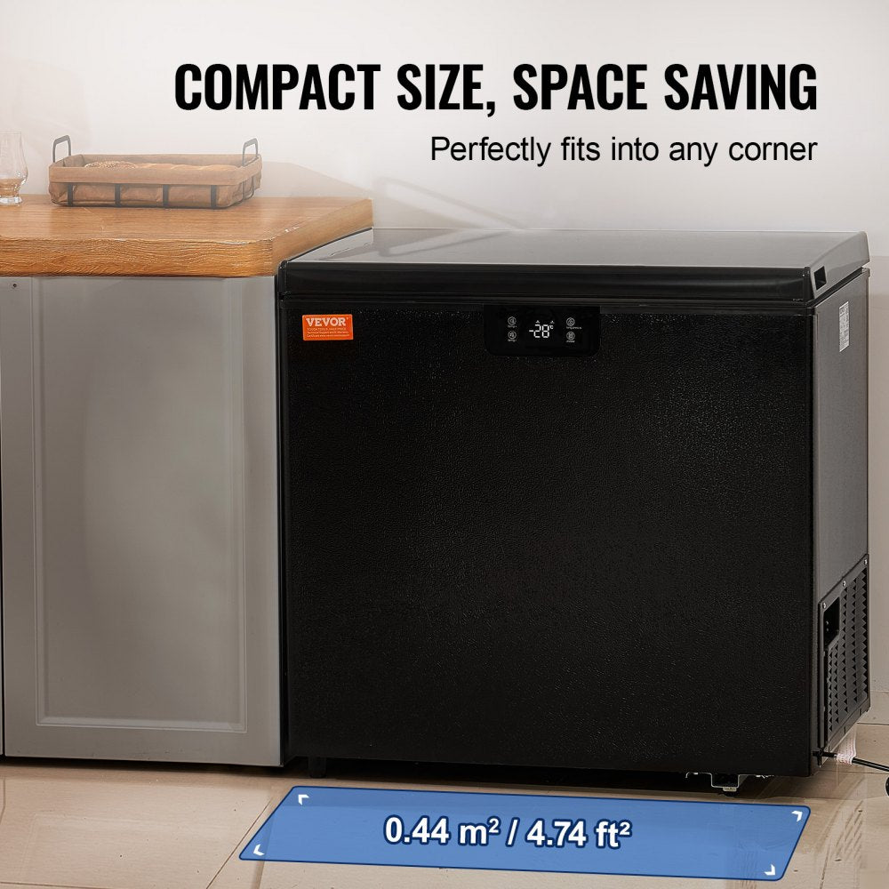 BD/BC-153EC - 5.4 Cu.Ft VEVOR Chest Freezer with Baskets & Adjustable Temp
