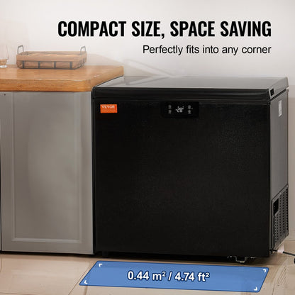 BD/BC-153EC - 5.4 Cu.Ft VEVOR Chest Freezer with Baskets & Adjustable Temp