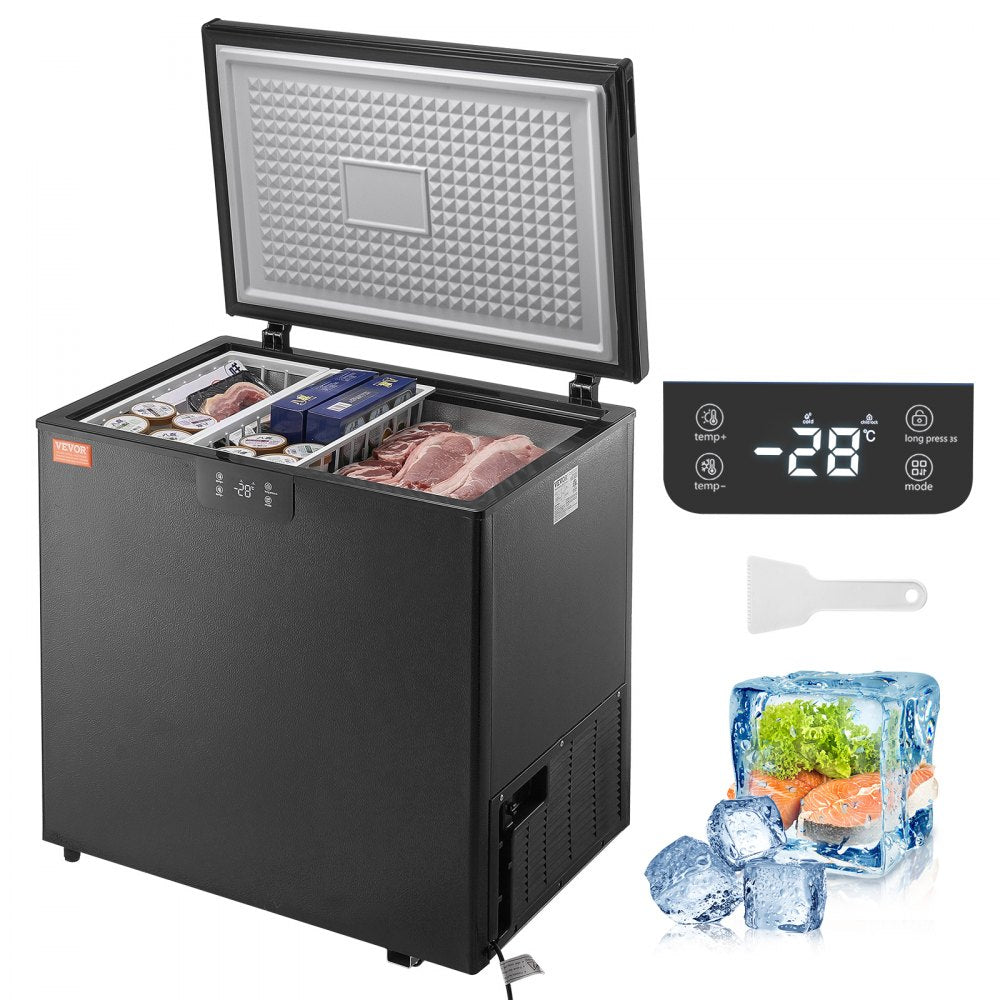 BD/BC-153EC - 5.4 Cu.Ft VEVOR Chest Freezer with Baskets & Adjustable Temp