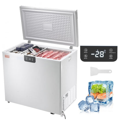BD/BC-198EC - VEVOR 10 Cu.ft Compact Freezer with Digital Display and Baskets