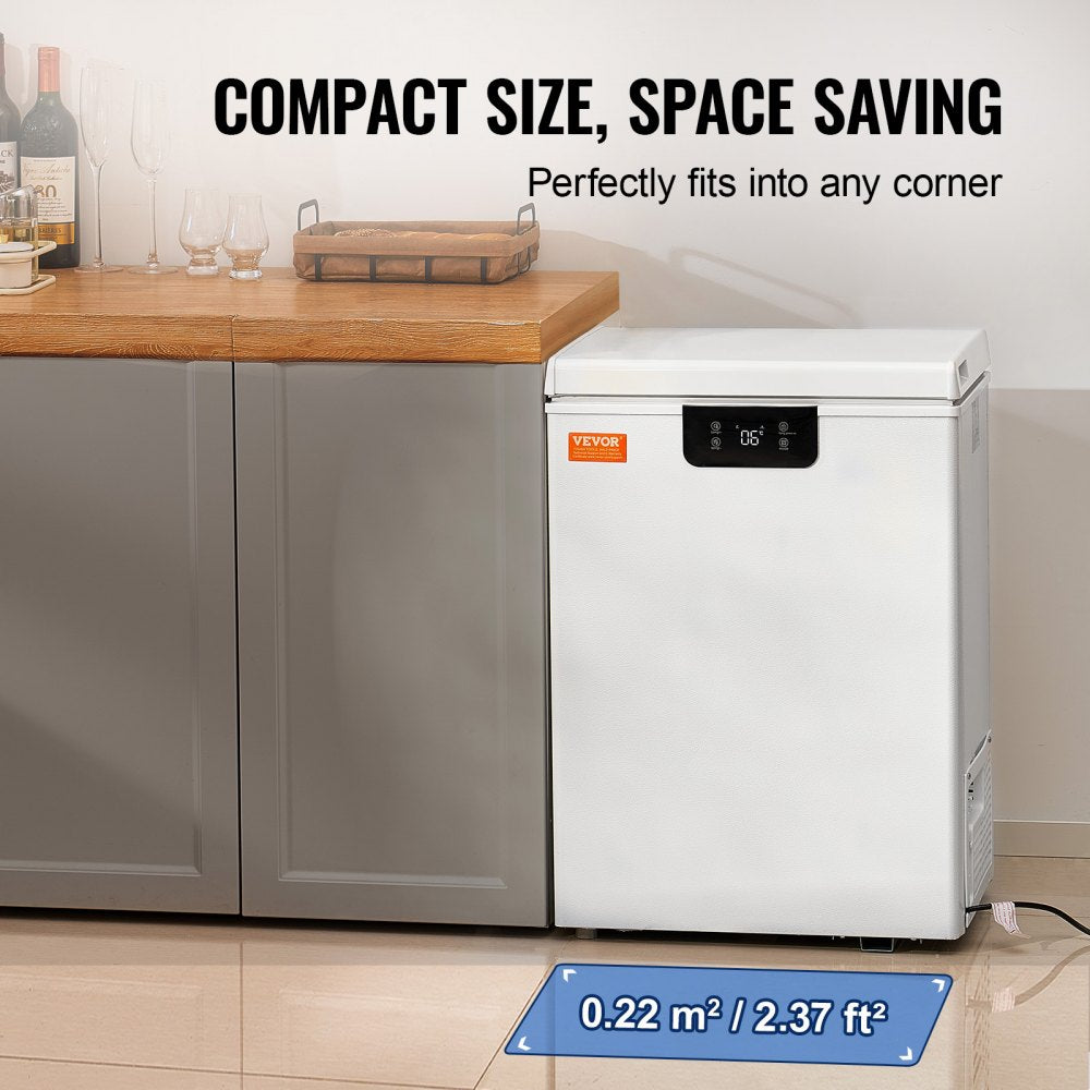 BD/BC-63EC - 3.5 cu.ft Compact Chest Freezer with Baskets & Temperature Control