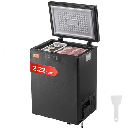 BD/BC-63EC - 2.22 Cu.ft VEVOR Compact Freezer with Baskets & Quiet Operation