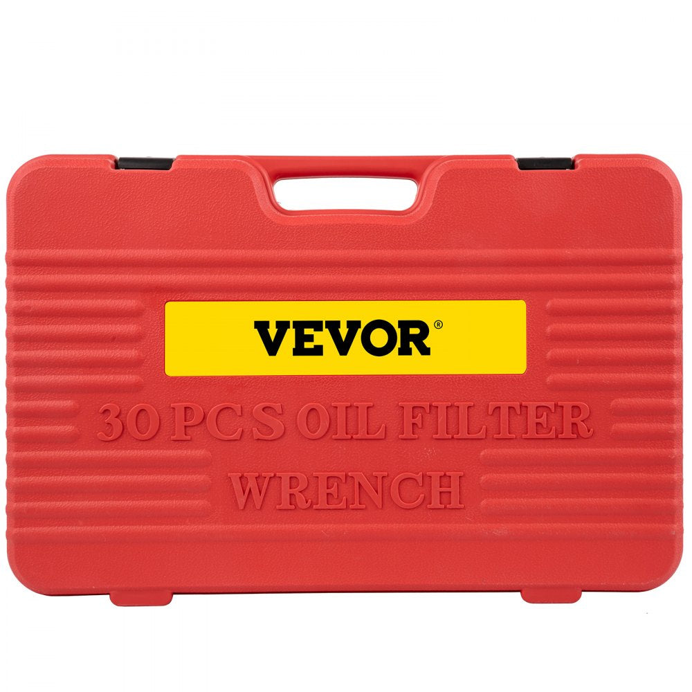 VV-OFSS-30 - 30-Piece Low-Profile Oil Filter Socket Set for Vehicles