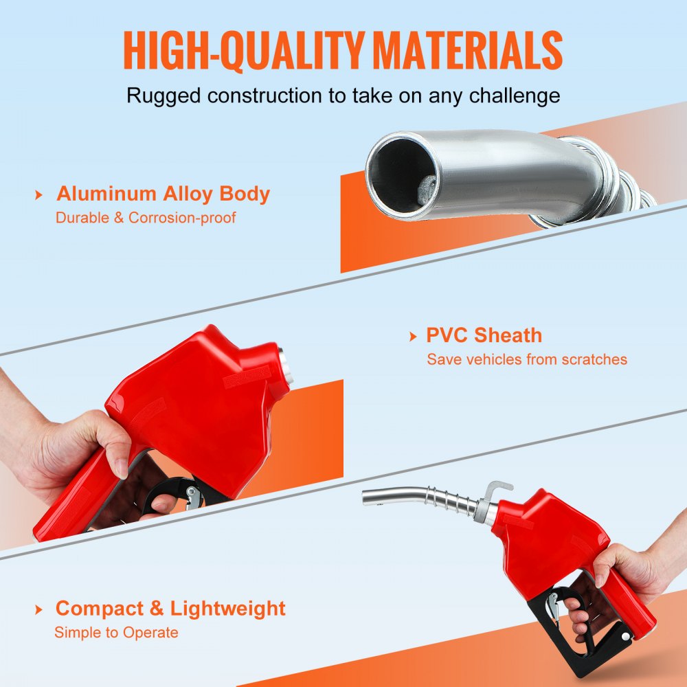 AC-11A-13/16 - 11 GPM Automatic Aluminum Fuel Nozzle with Shut-Off