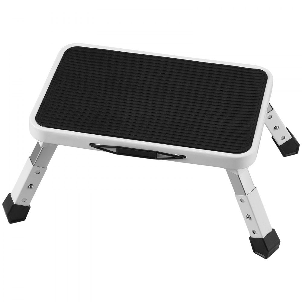 WK2501C-2 - Adjustable Steel Step Stool, 330lbs Capacity, Compact Design