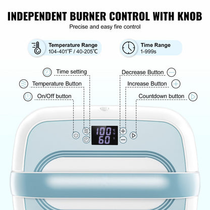 SS1210 - Portable 12x10 Heat Press Machine with Auto Shut-Off