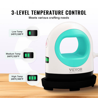 MINIB - Compact VEVOR Mini Heat Press: Easy Iron & Sublimation