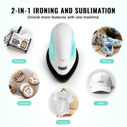 MINIB - Compact VEVOR Mini Heat Press: Easy Iron & Sublimation