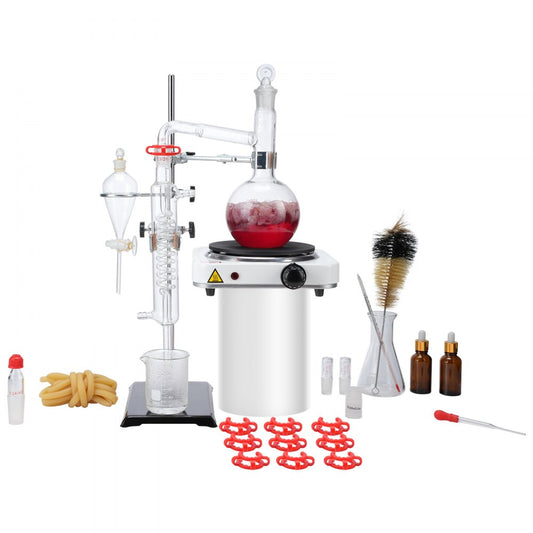 YHEO-2 - High-Capacity 500ml Essential Oil Distillation Kit 1000W