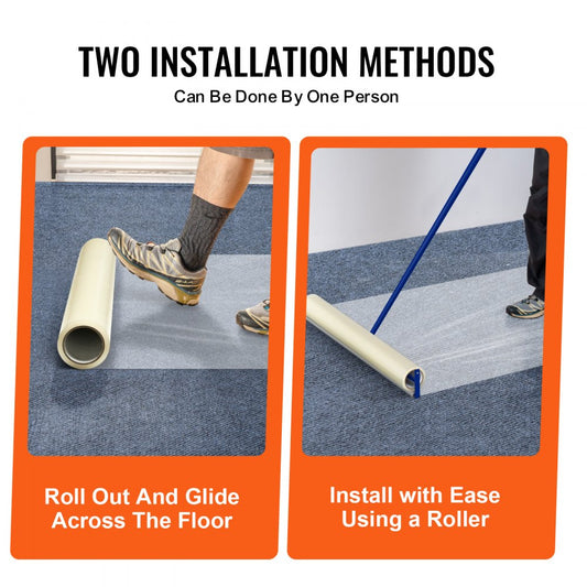 TR-W300-50BP-10024 - 24" x 100' Self-Adhesive Carpet Protection Film