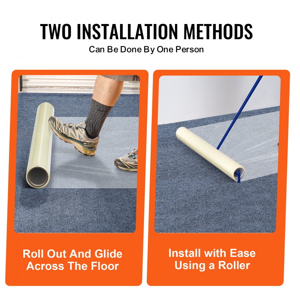 TR-W300-50BP-2003 - 24" x 200' Self-Adhesive Carpet Protection Film
