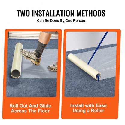 TR-W300-50BP-20036 - Lightweight Polyethylene Carpet Protection Film, Waterproof & Odorless