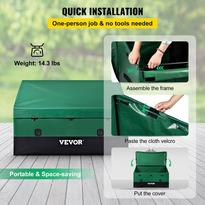 VV-OSB-150 - 150 Gallon Waterproof Storage Box for Poolside Organization