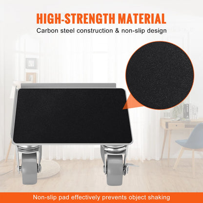 JYF-250 - Heavy-Duty Furniture Dolly with 500lbs Capacity & 360° Wheels