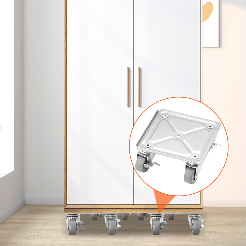 JYF-250 - Heavy-Duty Furniture Dolly with 500lbs Capacity & 360° Wheels