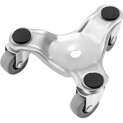 JYS-135 - 4-Pack 6-Inch Steel Furniture Dollies with 360° Wheels