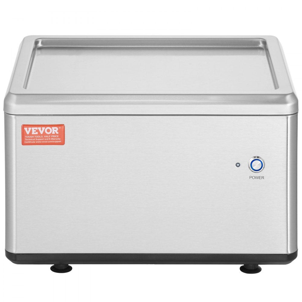 ICR2450 - VEVOR 12.6" Stainless Steel Fried Ice Cream Roll Machine