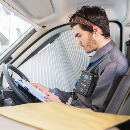 T1 - 1440P HD Police Body Camera with 32MP, Night Vision & GPS