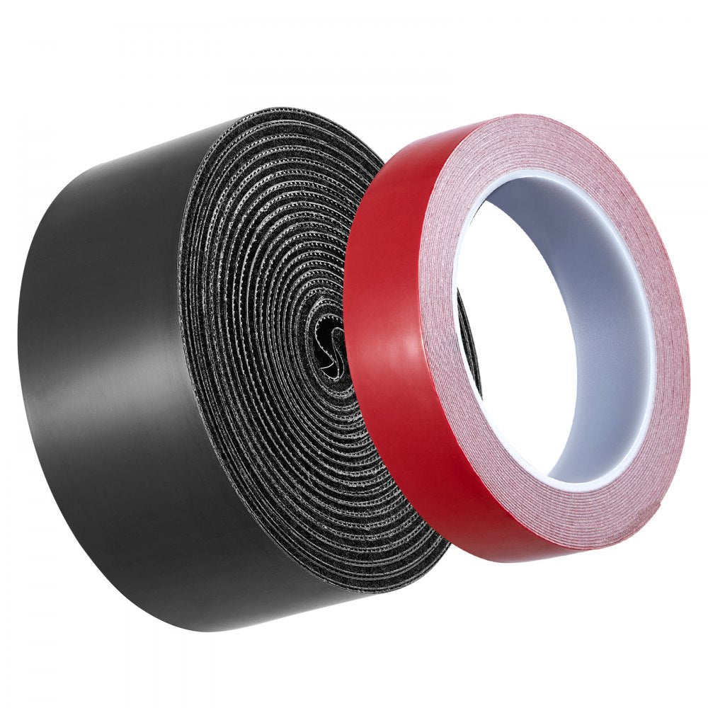 FDL-020 - Heavy-Duty Hook & Loop Tape Combo, 15ft & 16.4ft Lengths