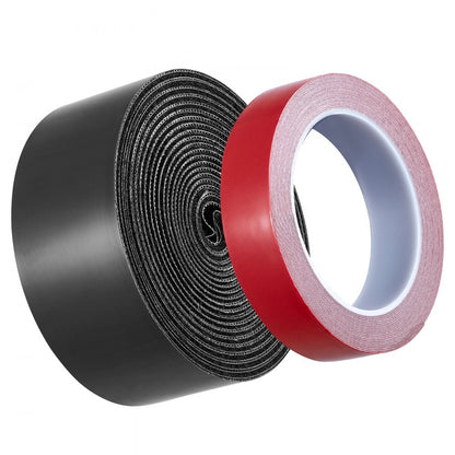 FDL-020 - Heavy-Duty Hook & Loop Tape Combo, 15ft & 16.4ft Lengths